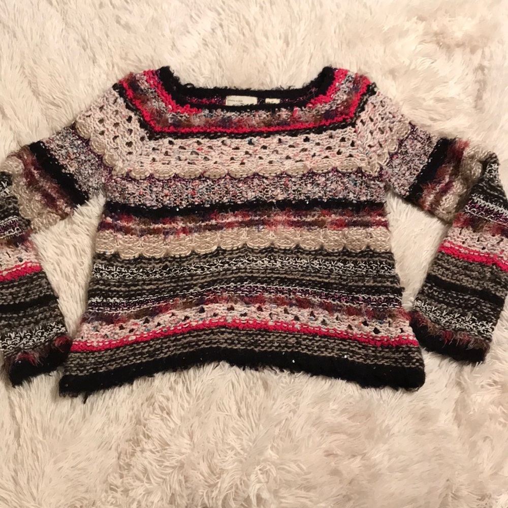 Sleeping On Snow plush knit sweater by Anthro